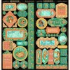 Graphic 45 VOYAGE BENEATH THE SEA Stickers Mixed Media Scrapbook