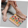 SAFIGLE 1Pc Foot Roller Massager Chic Wooden Acupoint Tool for