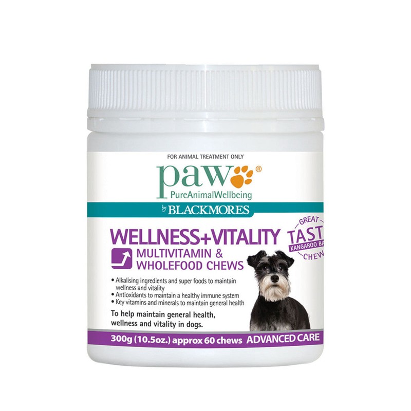 PAW By Blackmores Wellness + Vitality (For Dogs approx 60