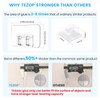 30Pcs Hooks for Outdoor String Lights Clips, Heavy Duty Adhesive