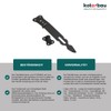 KOTARBAU® Hasp 200mm Security Hasp Powder Coating Device Padlock Steel