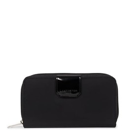 Lancaster Basic Verni, Unisex Adult Travel Accessory Wallet, Noir