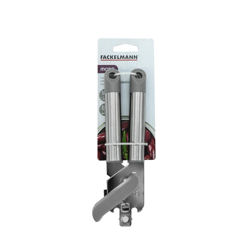 Fackelmann Mode Can Opener, Tin Opener with Bottle Opener, with