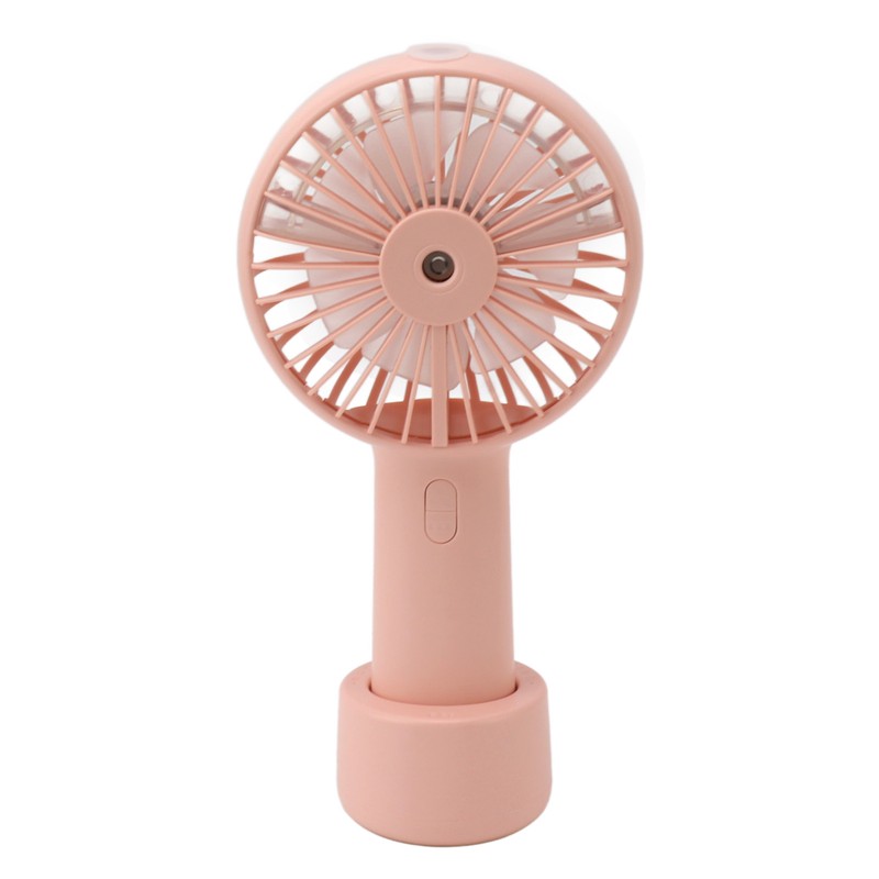 Handheld Misting Fan Quiet 2000mAh 3 Wind Speed 2 Spray