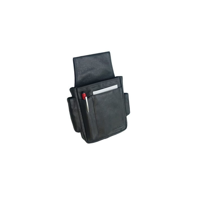 Waiter's Bag Leather Black for Waiter's Purse Sturdy Waiter's Holster