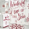 Avanti Linens - Fabric Shower Curtain, Holiday Bathroom Decor (Sparkle