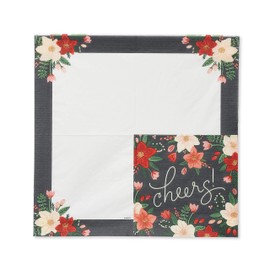 American Greetings Christmas Party Supplies, Winter Floral Paper Napkins (50-Count)