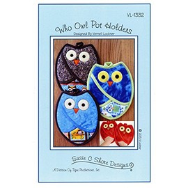 Susie C Shore Designs Who Owl Pot Holders Pattern