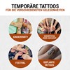 Skull Paper Temporary Tattoo Transfer Film for Skin – Very