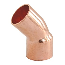 SOMATHERM FOR YOU - Copper Solder Fitting - Angle 45° Male Female Ø18 Small Radius - NF Compliant