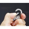 FEGVE Titanium Keychain with Bottle Opener Function Heavy Duty Carabiners