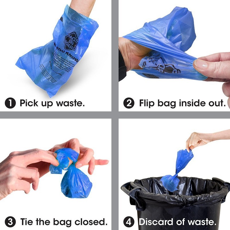 Bags on Board Dog Poo Pick-Up Bone Dispenser and Refill