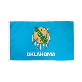 Oklahoma Flag 3x5ft Polyester - Perfect for Residential, Business Fronts and Dealerships, etc!