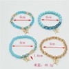 Kicomvi Multilayer Crystal Beaded Stackable Bracelets Butterfly Charm Bracelets Bohemian