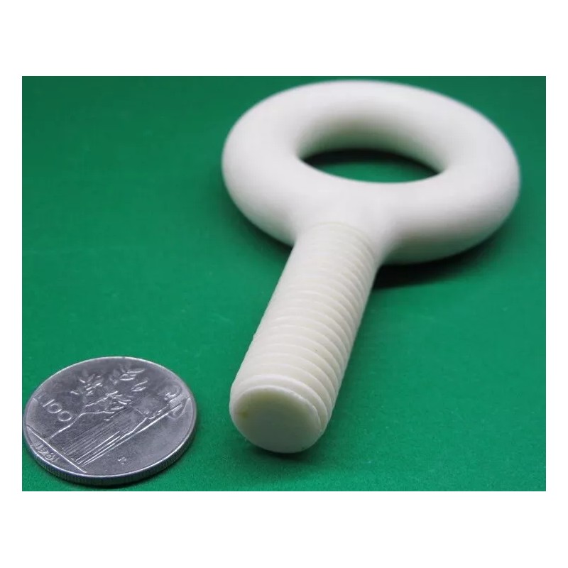 Basic Fiberglass Eyebolt 5/8"-11 x 1.75" Length, 1 Unit