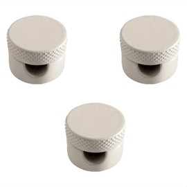 AMARCORDS - 3 aluminium ceiling pins with visible cable adjustment. Ceiling mounting for lamps and suspensions. Colour: WHITE