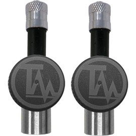 TireMinder Flow Through Transmitters TPMS, Black, Pack of 2