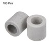 sourcing map 100pcs Ceramic Tube Insulated Electronic Wire Bundle Protection