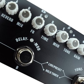 M-VAVE Cube baby Multi Effects Guitar Pedal,with IR Loading 9 AMP Models, Delay Chorus Phaser Reverb Effect Pedal, Rechargable Electric Guitar Effects Multi Pedal Support Recording,Bluetooth 5.0