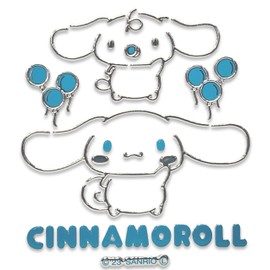 Sanrio Characters Embossed Sticker Emblem Sticker Car Sticker (Cinnamoroll)