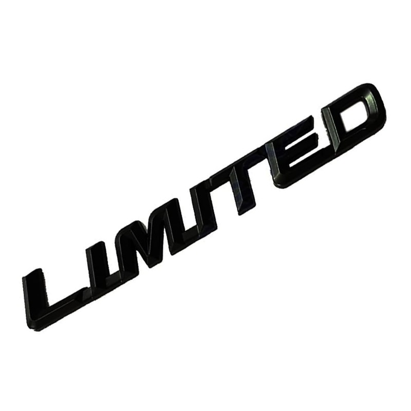 2Pc Limited Emblem 3D Metal Sport Badge Door Trunk Nameplate