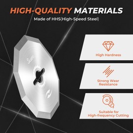 4PCS HHS Replacement Rotary Blades for Electric Scissors,Rotary Cutter Blades for Worx ZipSnip Cordless Scissors,Compatible with RC2600K,RC2601,RC2602,WX080L,WX081L,Rockwell,Van house,Benchmark
