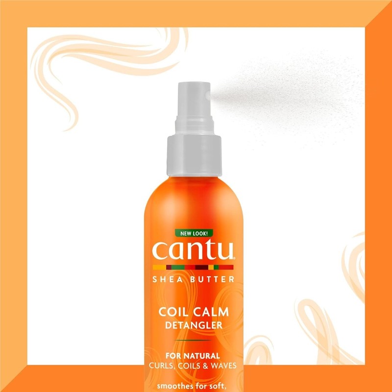 Cantu Coil Calm Detangler, 8 Fluid Ounce (Pack of 2)