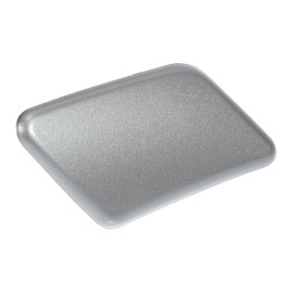 RATCHROLL Front Right Side Bumper Headlight Washer Nozzle Cover Cap for Volvo C30 2007-2011 Bumper Trim Nozzle Cover No.39876479 Silver Tone 1 Pcs