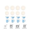 September Promotion Stoneware Embossed 16pc Dinner Set Hot Selling Kitchen