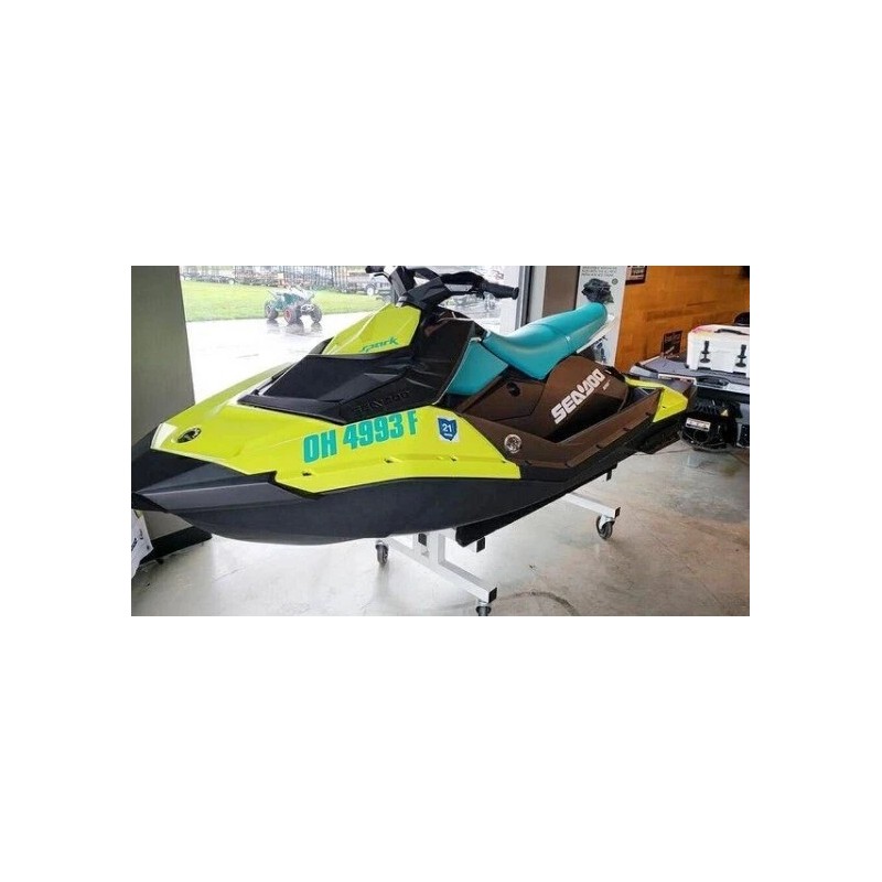 STIFFIE Shift SH17 Silver Boat PWC ID Numbers Decals Registration