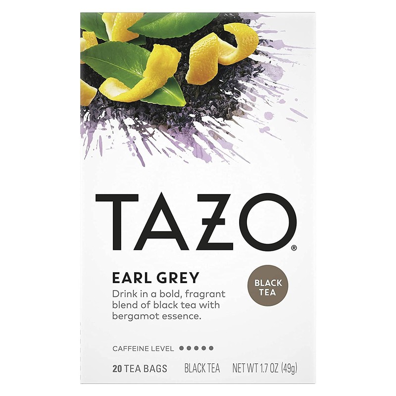 Tazo Earl Grey Black Tea -- 20 Tea Bags -