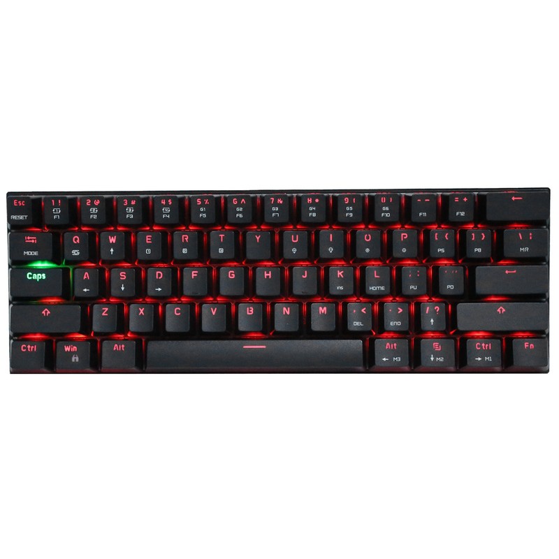 Mechanical Keyboard for Bluetooth Wireless DualMode RGB 61Key Computer Accessories