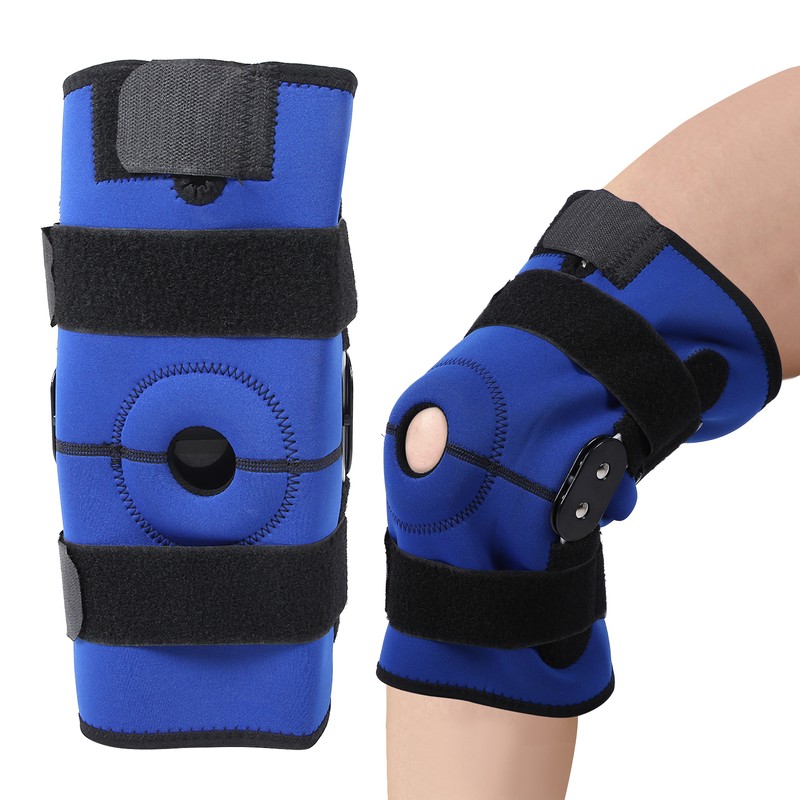 Aluminum Alloy Knee Brace Adjustable Knee Compression Wrap Knee Support