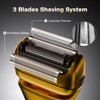 BEAUTYCARE Electric Foil Shaver for Men, for Short Beard, Gold