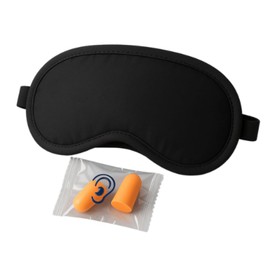 Eye Mask for Sleeping Sleep Mask Women Men Unisex Blindfold Travel Sleep Nap Zero Pressure Ear Plugs Sleep Noise Cancelling Earplugs Snoring Studying Travel Motorcycle Loud Noise Black(1 Count)