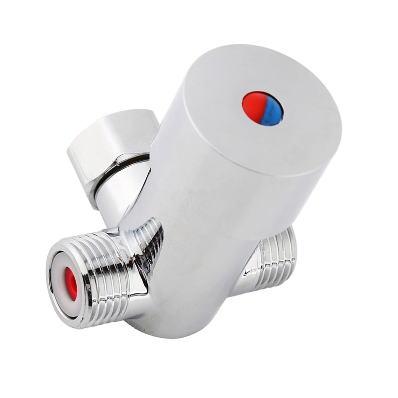 Jiawu G1/2 Brass Hot Cold Water Mixing Valve Mixer for