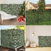 Coarbor 4 Packs Artificial Leaf Ivy Expandable Privacy Fence Screen