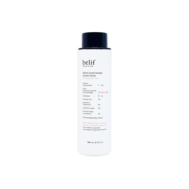 Belief Witch Hazel Herbal Extract Toner 200ml x 2 Softens