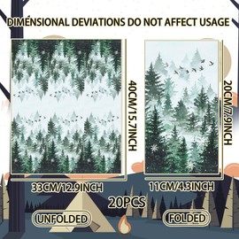 Camping Moutain Napkins Cocktail Napkins Tent Campfire Adventure Forest Bachelorette Hiking for Birthday Party Wedding Bridal Shower Baby Shower Party Supplies Favors