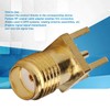 100Pcs RF Coaxial Cable Adapter Female Coax Line Connector Base