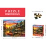 Springbok's 1000 Piece Jigsaw Puzzle Cabin Evening Sunset - Made