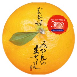 Mikan No Fresh Soap, 0.07 oz (2 g) x 3 Loads [Face Wash Soap, 60% Beauty Moisturizing Ingredients] Trial Use