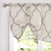 TOPICK Linen Look Curtains, 1 Piece, 45 x 127 W