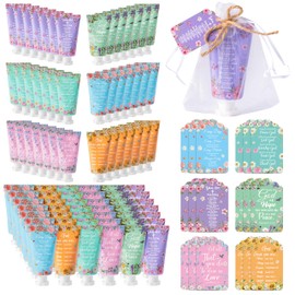 Y1tvei Bible Verse Hand Cream - 12 Sets Bible Verse Hand Cream Gift for Women, Christian Hand Moisturizer for Dry Cracked Hands, Mini Hand Lotion Travel Size Bulk Church Party Favors Religious Gifts