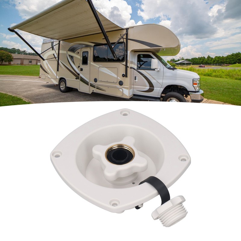 Rv Wall Mount Water Inlet Pressure Regulated City Water Entry