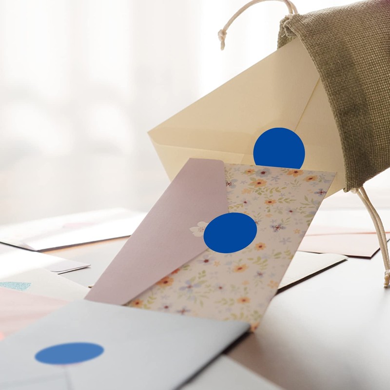 Round Stickers Blue 25 mm Circle Labels Colour Coding Dot