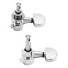 QWORK 6-Pack Guitar Tuning Pegs - Universal 3L+3R Machine Heads