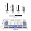 Small Self-Drillin, 2400 Small Wood Screws, Phillips Screws, Flat Head
