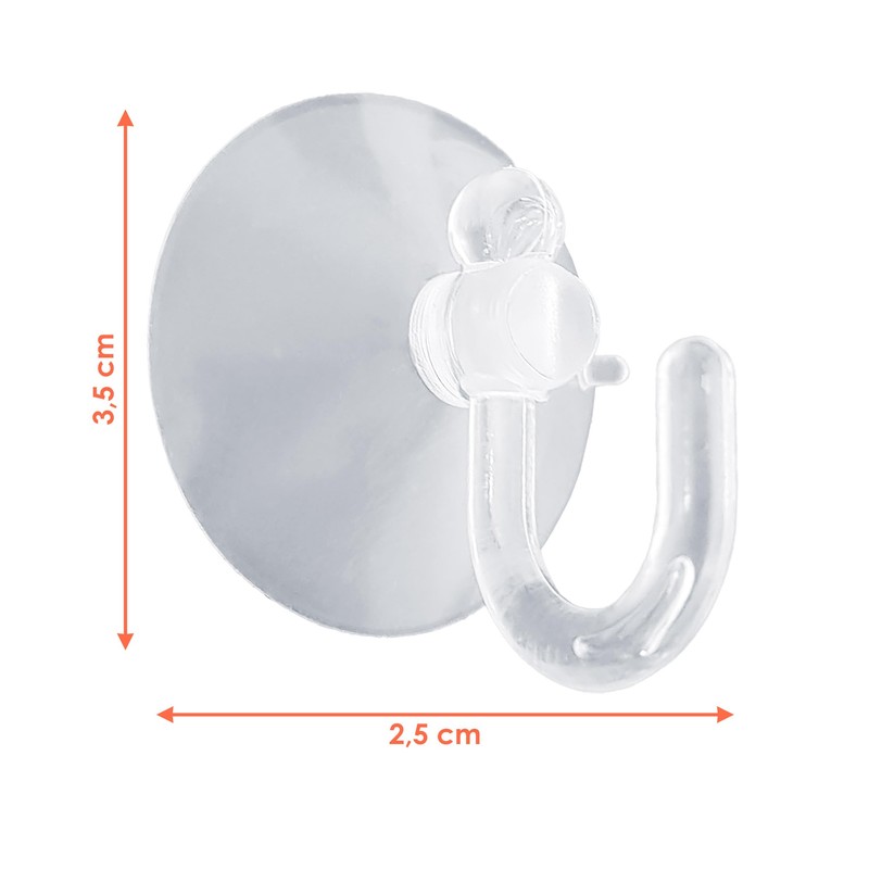 Spetebo Suction Cup with Hooks Pack of 40 – Holder