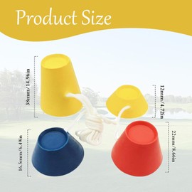 4 Stück Golf Tees,Tee Golf,Golf Tees Gummi,Kunststoff Golf Tees,Winter Golf Tees Gummi,Verschiedene Höhen Und Mehrfarbig Gummi Golf Tees,Größe Mischen,Premium Langlebig,für Praxis Range Mat